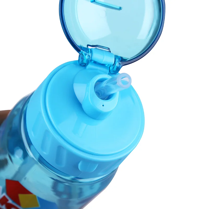 Disney Kids Cups Baby Water feeding Bottle With straw taza Cartoon Minnie Mickey Lovely Cup My Sport Bottles 400ML Hiking