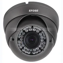 AHD Camera 1080P CCTV Dome Camera 2.8-12mm Lens CMOS Security Camera With OSD Menu (Default black)