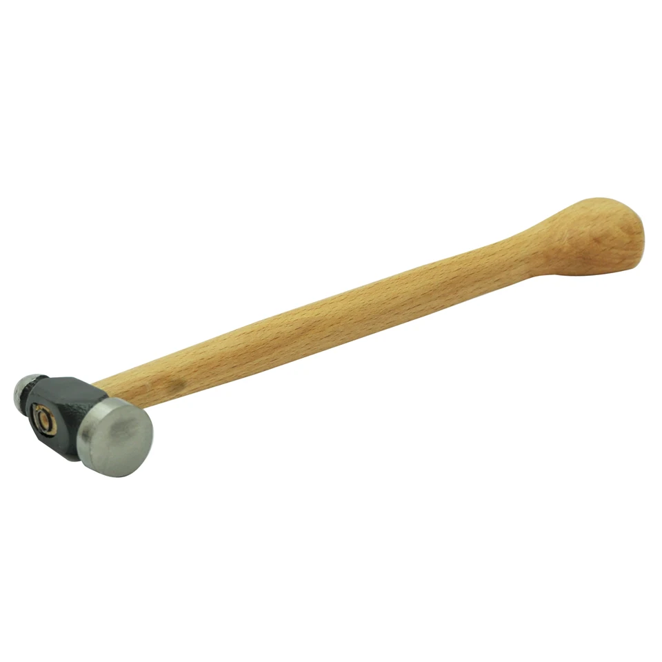 

GOXAWEE 1pc Planishing Chasing Hammer Jewelers Silversmith Tool Wooden Handle Jewelry / goldsmiths Tools hammer