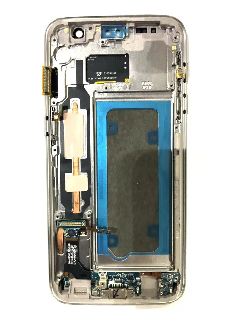 Amoled для Samsung Galaxy S7 G930 G930F ЖК-экран + Сенсорное стекло дигитайзер Рамка сборка