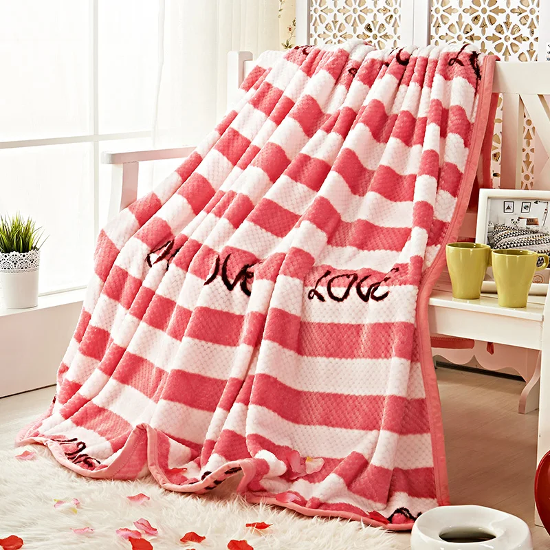 Thick Blanket Static Free Warm Soft Cozy Fluffy Multi Role Bed Blanket
