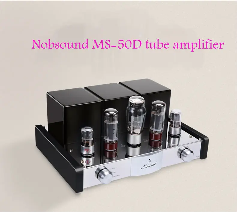 Nobsound MS-50D класса A EL34 вакуумный ламповый усилитель стерео усилитель мощности с Bluetooth