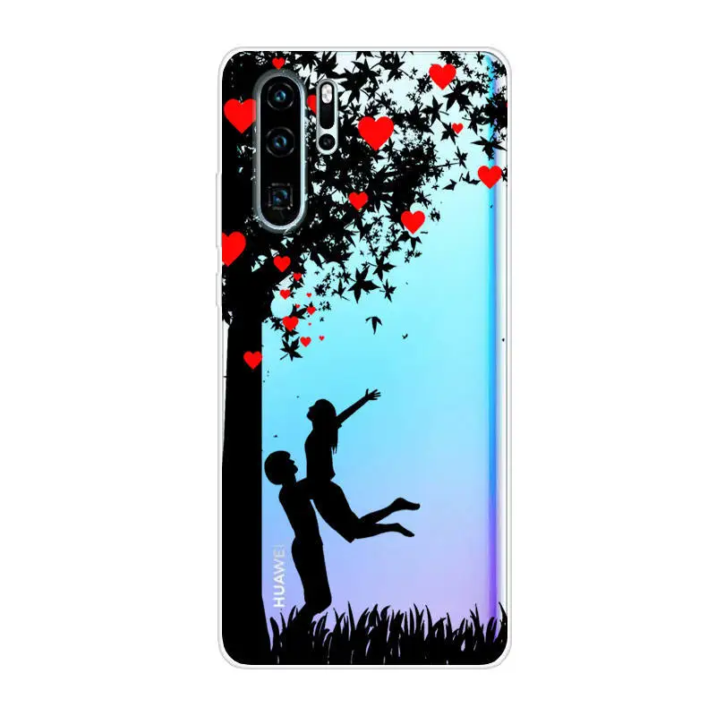 Case Huawei P30 Pro Phone Case Huawei P30Pro Cover Huawei P30 Pro VOG-L29 ELE-L29 P 30 Lite Case Silicone Soft TPU Back Cover