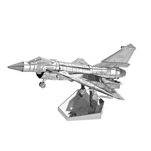 Nanyuan 3D металлическая головоломка Air force J-10B модель DIY лазерная резка собрать головоломки игрушки настольные украшения подарок для проверки