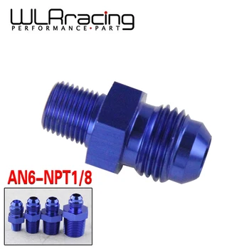 

WLR RACING - (AN6-NPT1/8) AN6 to 1/8 NPT Straight Adapter Flare Fitting auto hose fitting Male WLR-SL816-06-02-011