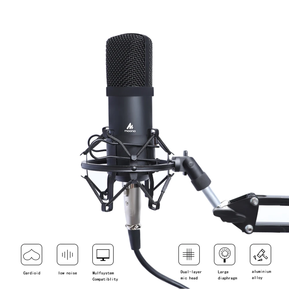 MAONO Professional 3.5mm Microphone Kit Condenser