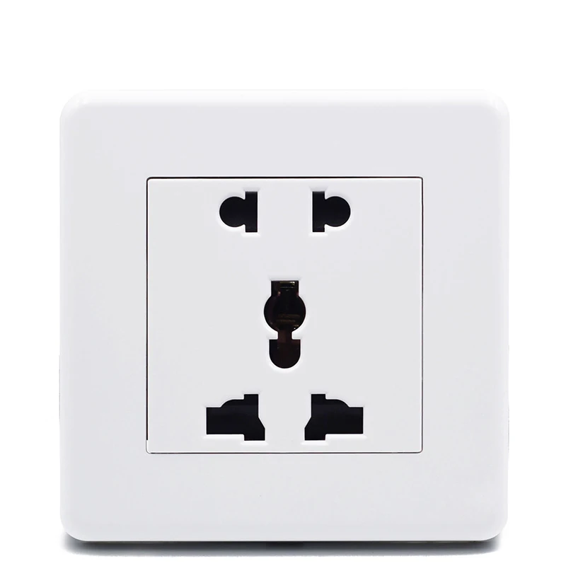 Worldwide Using 5 pins Electrical Plug Wall Panel 13A 250V Power Charging Faceplate Worldwide Using 5 pins Electrical Plug Wall Panel 13A 250V Power Charging Faceplate