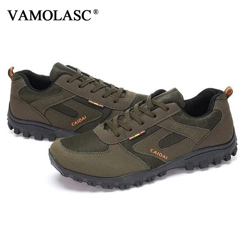Vamolasc/Новые Для мужчин открытый Водонепроницаемый сетки кожа Треккинговые