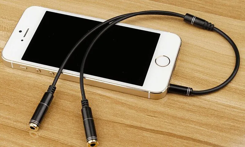 ULIFART 10PCS Lot Tablet Jack 3 5mm Headphone Splitter Adapter 1 male to 2 female Y Extension Audio Cable
