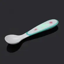 Baby Spoon Thermometer Health Monitors Digital LCD Food Thermometer Temperature Control Convenient Safe For Kids Children