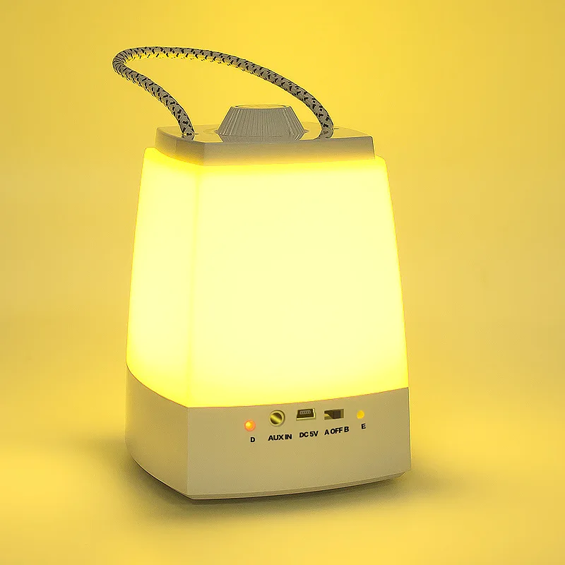 Novelty LED Night Light Dimmable Bluetooth Speaker USB Rechargeable