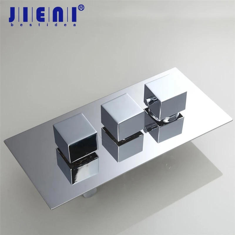 

BEST Bath Shower Divert Valve Thermostatic Chrome Finish Tub Faucet Shower Faucet Control Valve