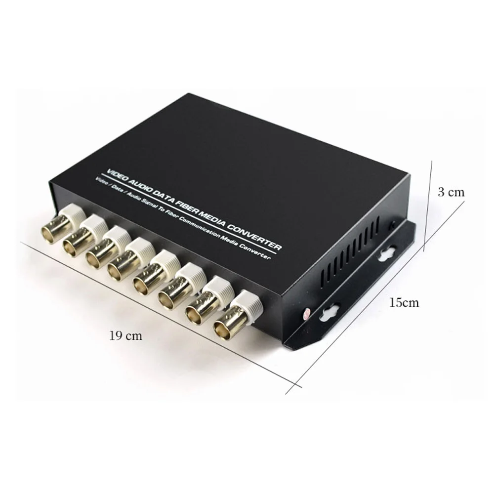 8 Channel Digital Video Optical Fiber Media
