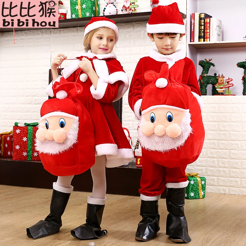 Красная шляпа с подарочным рождественским платьем; новогодний костюм для девочек; маскарадные Детские платья для девочек; рождественское платье принцессы; вечерние костюмы