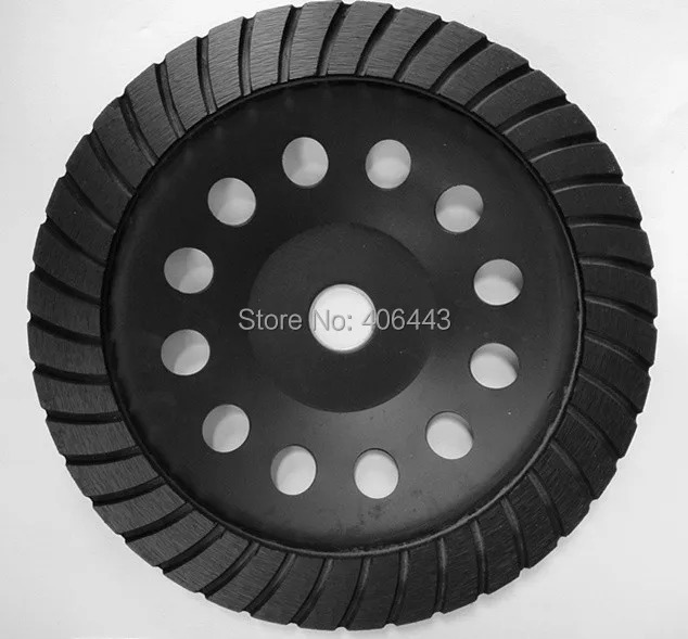 

5" Turbo Row Diamond Cup Grinding Wheels for Grinding Concrete, Marble, Granite 125mm * 22.23mm