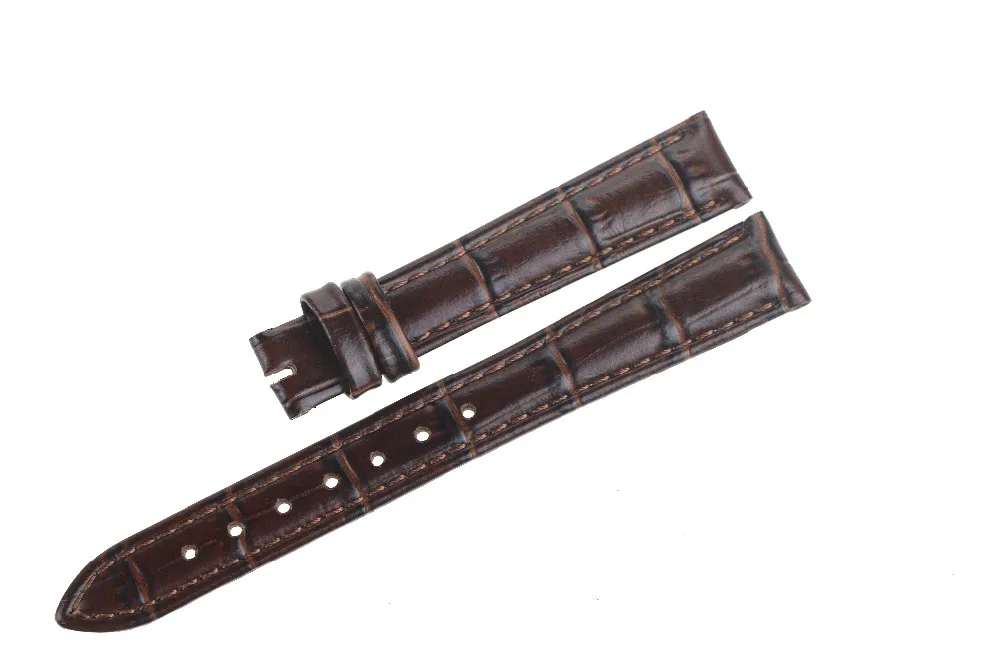 ISUNZUN женские часы ремешок для Tissot Carson T085.207/210 Ремешки для наручных часов стили 14 мм пояса из натуральной кожи часы ремешок Ремешки