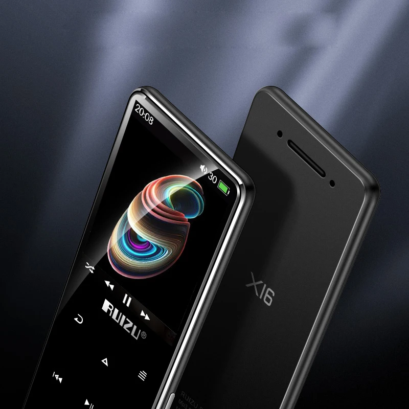 RUIZU X16 MP3 плеер Bluetooth для спортивной музыки мини плееры с экраном наушников FM радио