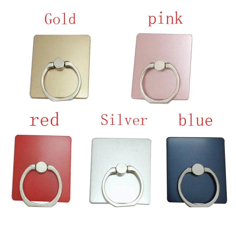

5pcs/lot Square grinding Mobile Phone Case Finger Ring Holder for for iphone Samsung Android Mobile Phone Back Cover