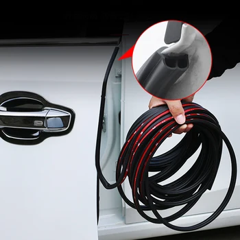 

Car Styling Car Door Edge Scratch Protector Strips Auto Stickers Protector Seal Door Mouldings Automobiles Interior Accessories