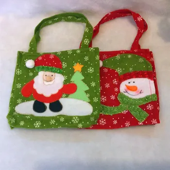 

Navidad Christmas Sata Claus Snowman Candy Bag Decoration. adornos navidad/decoracion navidad