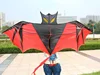 High quality 1.8 m Red Bat Power Kite  With  Kite Handle And Line Good Flying 2