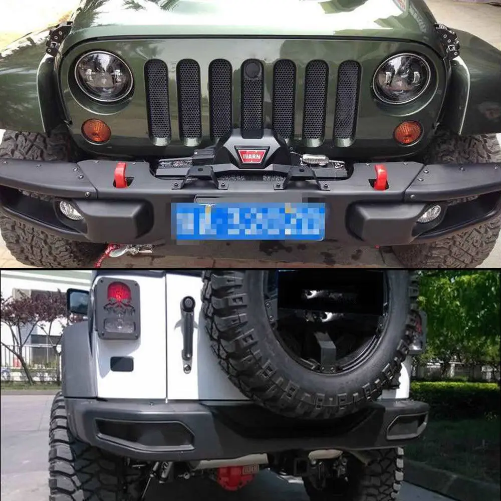 10th юбилей передний и задний бампер для 2007- для JK Wrangler