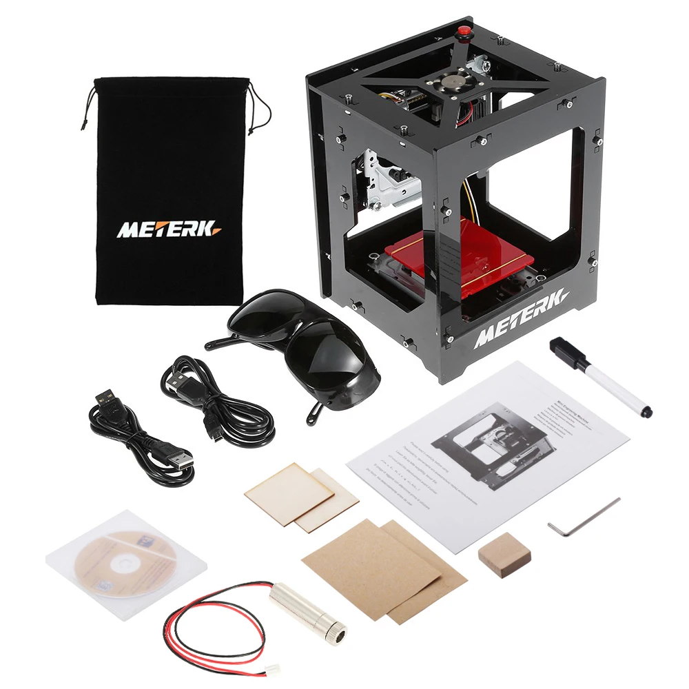 

1000mW DIY cnc laser cutter High Speed Laser Engraver Engraving Machine Off-line Operation +1000mW 405nm Violet Light Laser Head