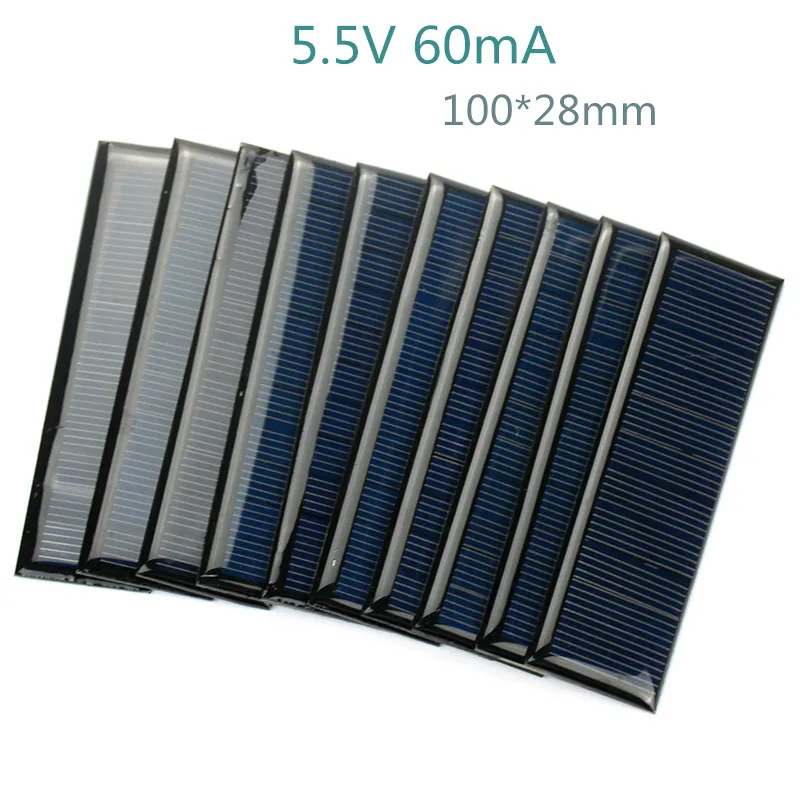 SUNYIMA 10 шт. солнечная панель DIY фотогальванический солнечный элемент