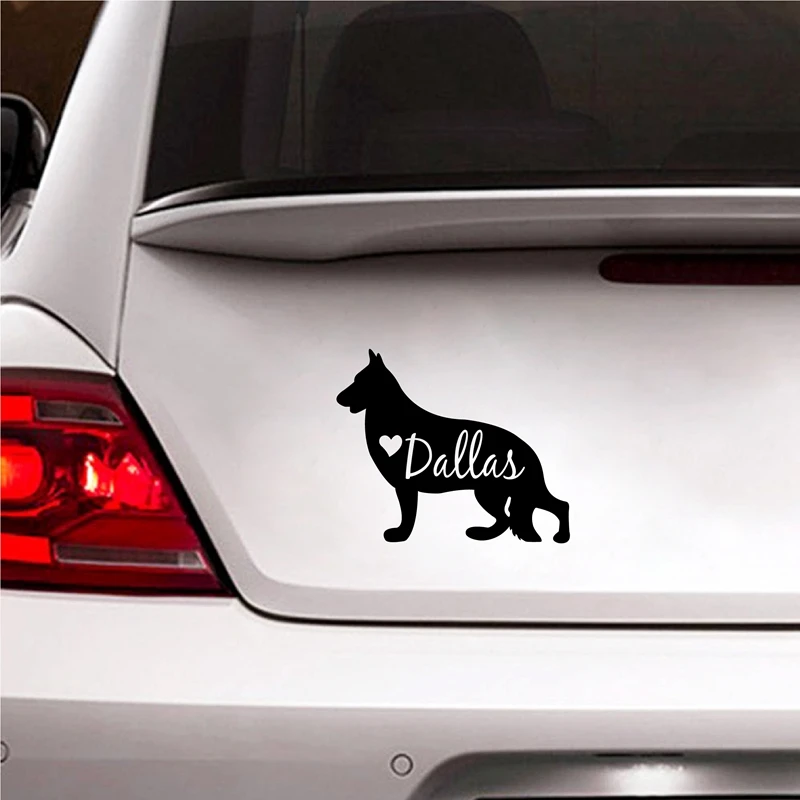 German Shepherd Vinyl Car Decal