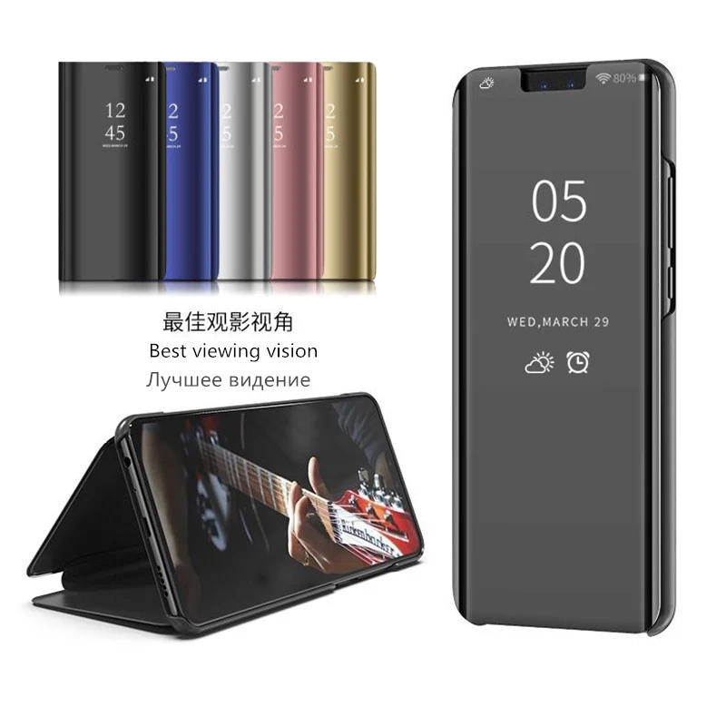 

Smart Mirror Cases for Huawei Honor 10 Light Case Leather Cover Case for Huawei Honor 10 lite 10lite hono10 Flip Book Cover capa