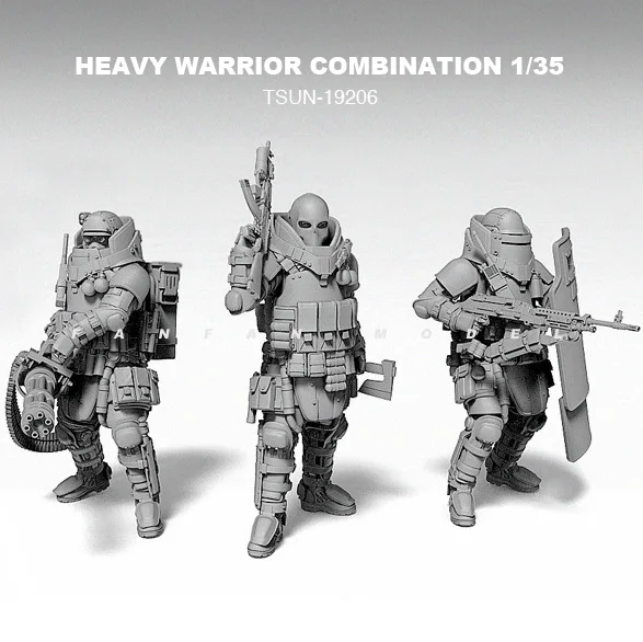 1/35 наборы фигурок из смолы для русской современной антитеррористической силы Tsun