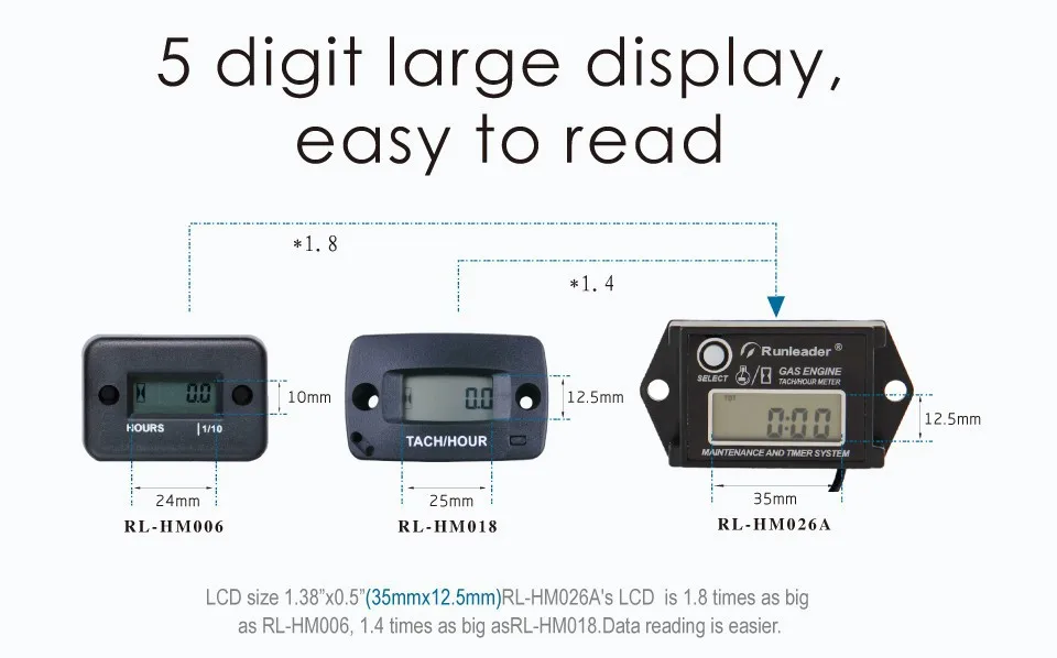 Индуктивный Tach счетчика для бензинового двигателя мотоцикла морской снегоход гидроцикл цепная пила Моторная Лодка ATV Ван