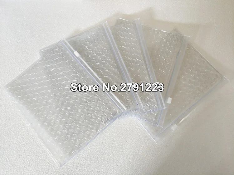 

High Quality 10PCS 16*21cm Zipper Bubble Packing Bags Plastic Wrap Envelope Transparent Shockproof Bag