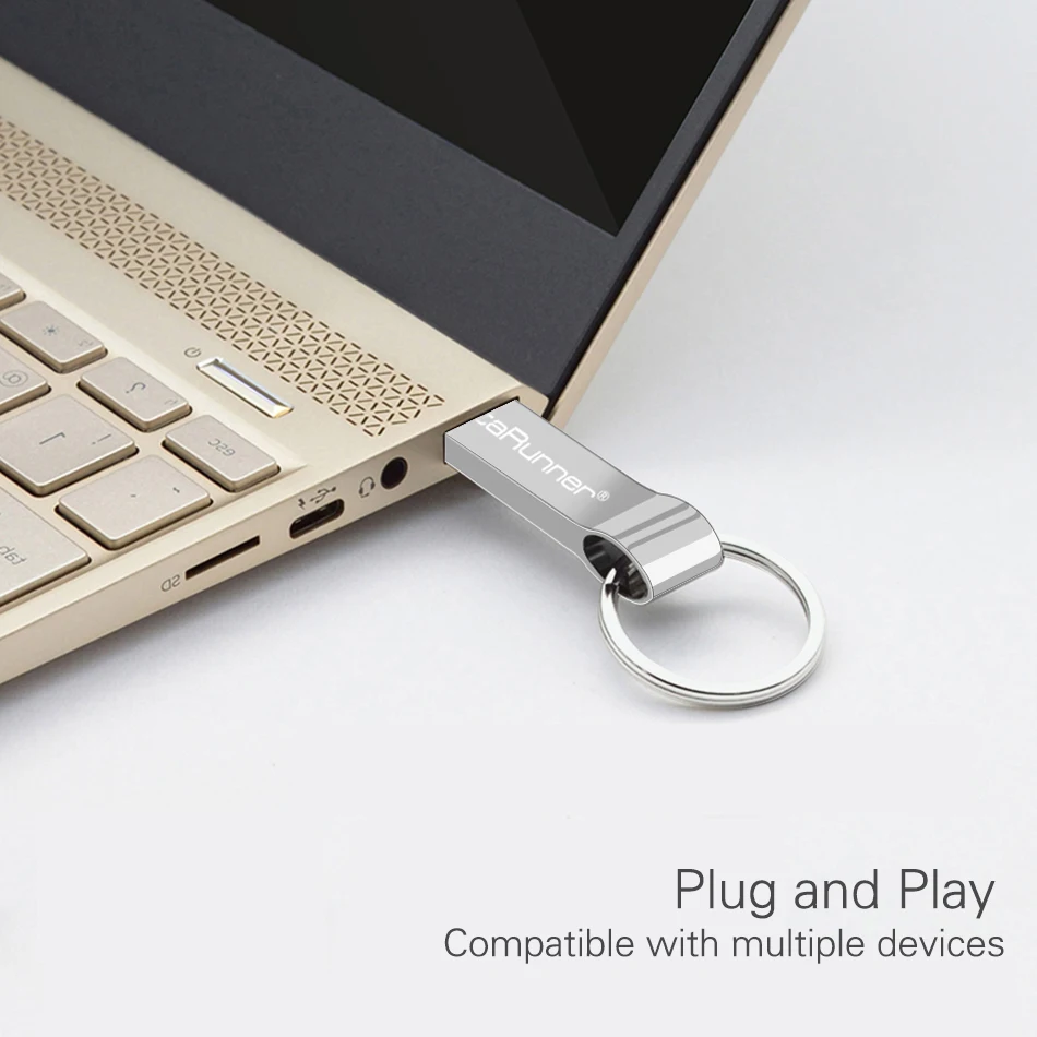DataRunner Key Chian USB Flash Drive Usb 3.0 Pendrive cle usb 32gb flash disk 8gb 16gb 64gb Waterproof Pen Drive Flash Memoria
