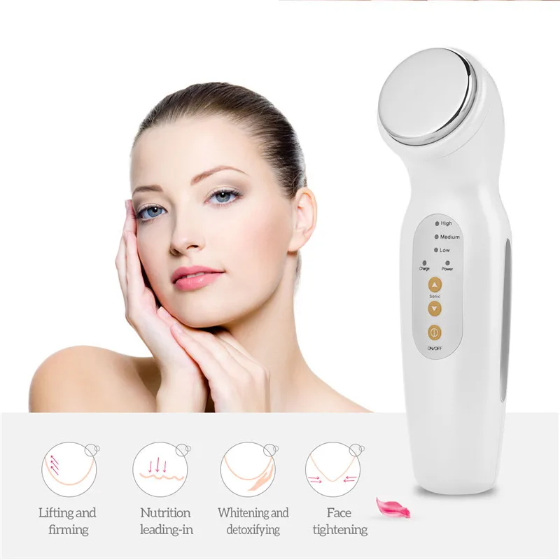 

Ultrasonic Vibration Rechargeable Beauty Instrument for Rejuvenation Eliminate Fat Skin Care Device Facial cleaning Machine 47