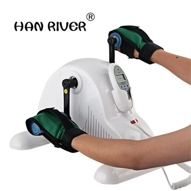 US $131.40 Electric Home Mini Bike Physiotherapy Rehabilitation Limbs Exercise Gym Machine Health Recovery Old