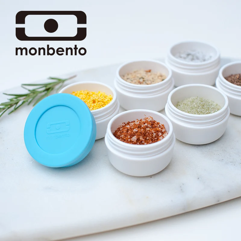 Франция Monbento красочные соусница милые герметичные пластиковой крышкой Мини