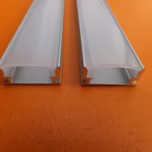 1 м/шт. 20 м/лот внутренняя ширина 12 мм светодиодный алюминиевый профиль с крышкой, торцевые колпачки и крепежные зажимы для светодиодной ленты