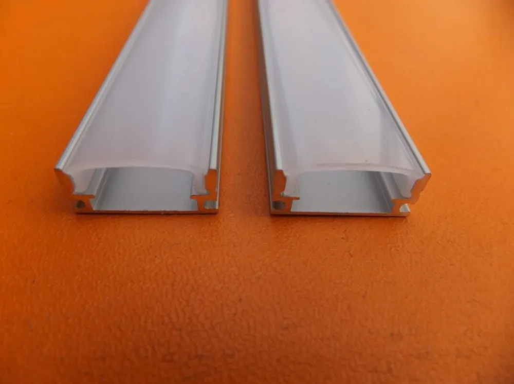1m/pcs 20m/lot Internal Width 12mm LED Aluminum Channel with Cover, End