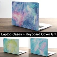 Чехол для ноутбука с абстрактными масляными рисунками для MacBook Air Pro retina 11 12 13 15 дюймов с сенсорной панелью+ чехол для клавиатуры