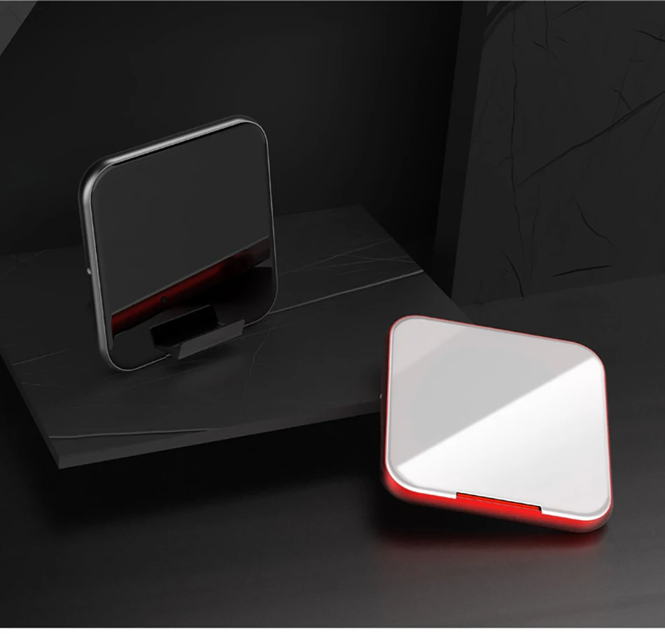 !ACCEZZ Mirror Phone Stand Charger 7.5W Fast Qi Wireless Charging For iPhone X 8 Plus XS MAX XR MIX 2S 10W Charge For Samsung S8 (12)