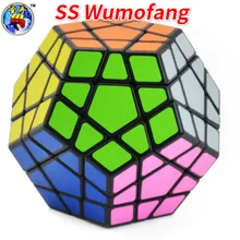 Shengshou megamin черный wumofang 12-по бокам мега-minx Профессиональный Скорость Sengso волшебный куб пазл игрушки для детей