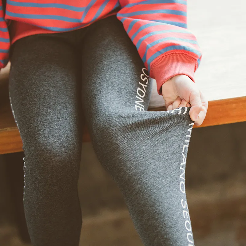 Детские эластичные леггинсы для девочек; штаны для девочек; сезон осень-зима; повседневные спортивные брюки для девочек-подростков; детские узкие брюки; 8, 10, 12, 14 лет