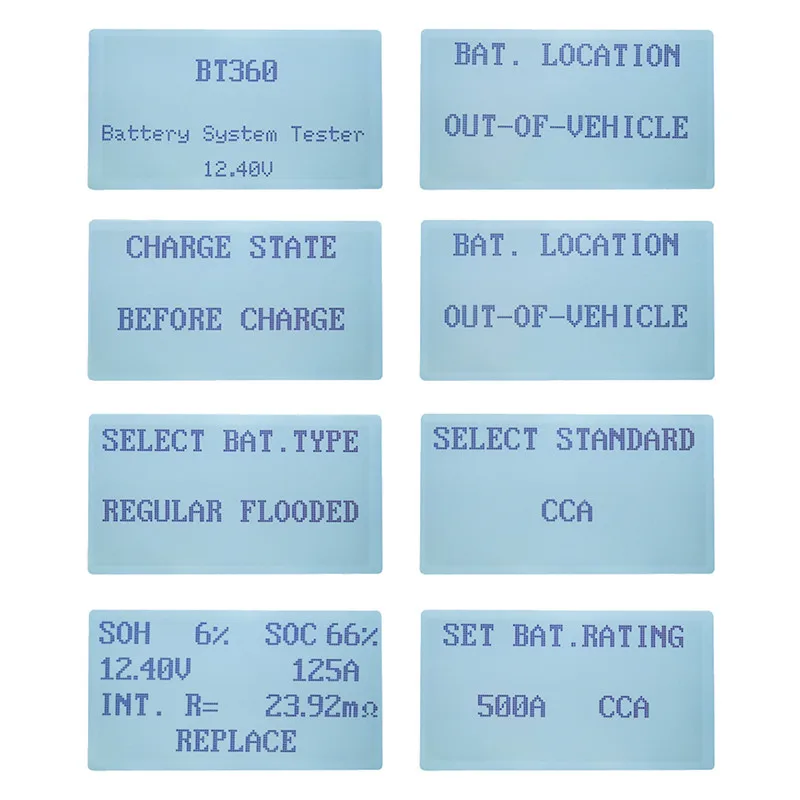 New Arrival BT-360 BT360 12V AutoBattery Tester Car Battery Tester BT 360 Higher Cost Performance then bst-460