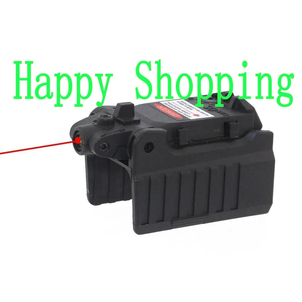 

Tactical Compact Pistol Hand Gun Red Laser Sight for Glock 17 18C 22 34 Series Black