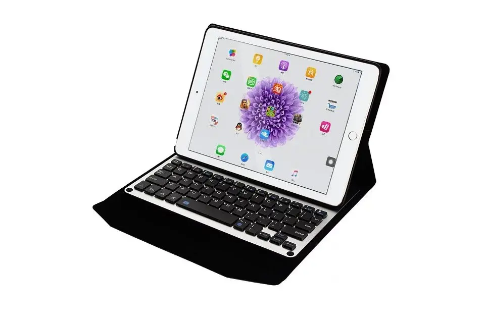 

Ultra Slim Russian/Hebrew/Spanish Wireless Bluetooth Keyboard &Leather Cover Case For Apple iPad Air 3 Air3 ipad pro 9.7" Tablet