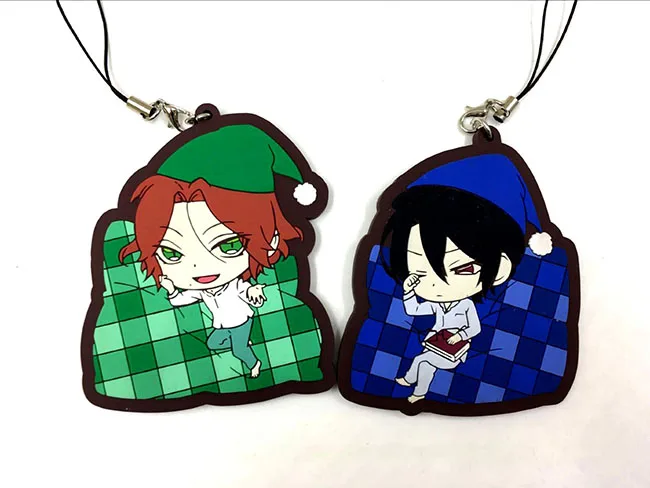 G697 DIABOLIKLOVERS аниме брелок Yui Ayato Kanato Laito Ruki Yuma Shin Sakamaki Reiji Subaru резиновый