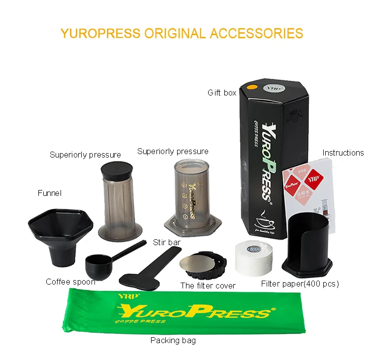 YRP французский пресс портативная Кофеварка многоразовая сменная крышка фильтра для Yuro пресс или Аэро пресс Кофеварка инструменты аксессуары