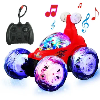 

New Wireless Remote Control Car Tumbling Stunt Dump Truck Toys For Children Electric Cool RC Cars Toy Boy Kids Birthday Gifts