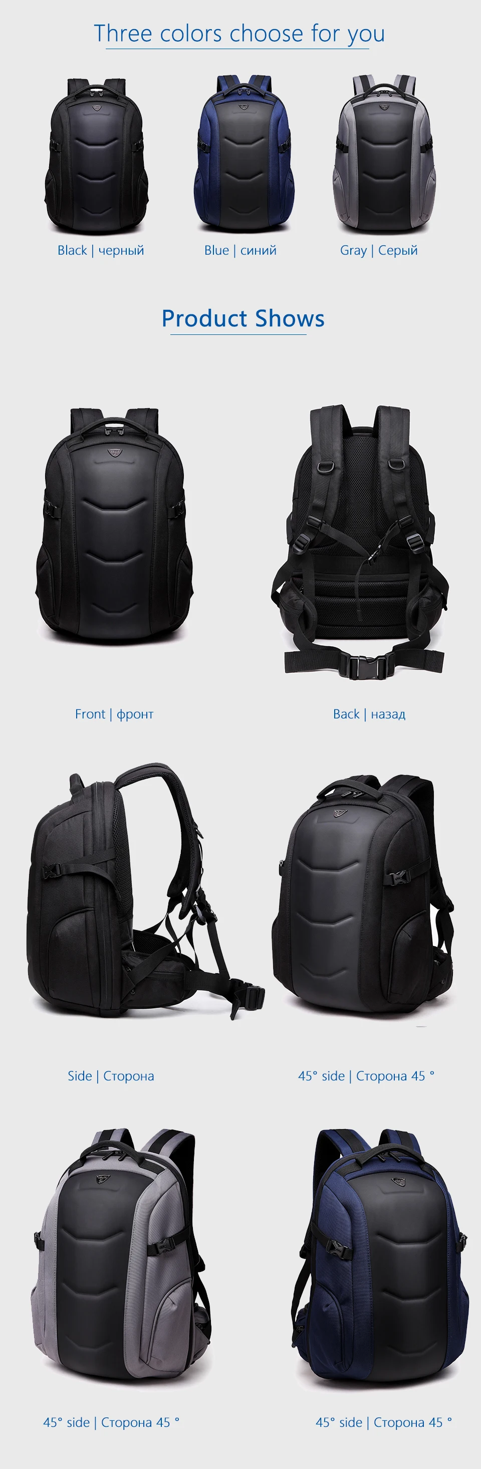 OZUKO брендовый водонепроницаемый рюкзак Оксфорд для подростка 15,6 дюймов рюкзаки для ноутбука мужские модные школьные сумки мужские дорожные сумки Mochilas